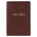 KJV Bible Giant Print Full-Size (Faux Leather, Burgundy)