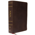 NKJV Study Bible, Premium Calfskin Leather, Brown, Full-Color, Red Letter Edition, Indexed, Comfort Print: The Complete Resource for Studying God's Wo