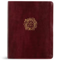 CSB Notetaking Bible, Hosanna Revival Edition, Heidelberg Burgundy Leathertouch