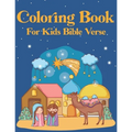 Coloring Book for kids Bible Verse: Christian Coloring Book for Children with Inspiring Bible Verse (volume 4)