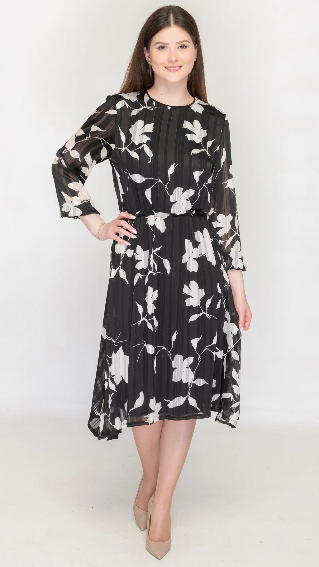 Cinched Waist Dress