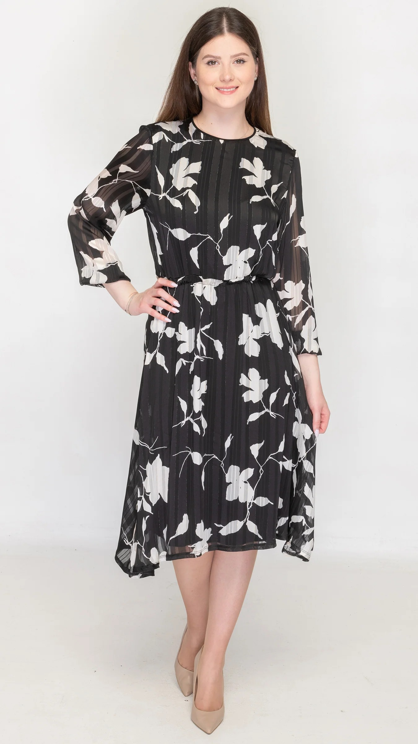 Cinched Waist Dress